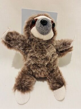 Sloth Plush Keyring Keychain Bag Charm Riley Heart NWT